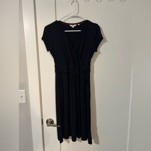 Boden Navy Cap Sleeve Dress